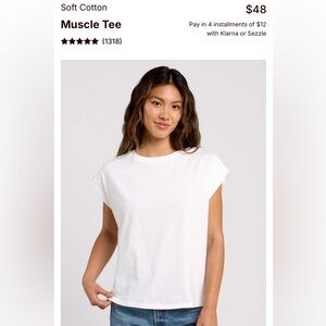 nuuds White Muscle Tee